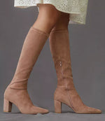 Load image into Gallery viewer, The Tall Stretch Boot in Taupe
