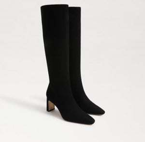 The Dress Tall Boot in Black Suede