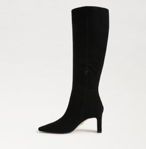 The Dress Tall Boot in Black Suede