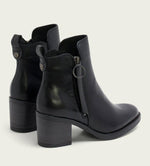 Load image into Gallery viewer, The Side Zip Ankle Bootie in Black
