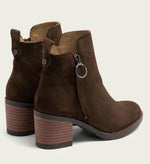 Load image into Gallery viewer, The Side Zip Ankle Bootie in Moka
