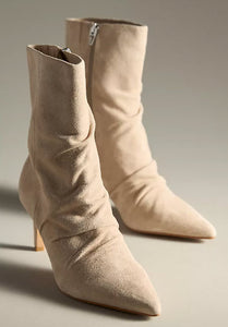 The Roughed Dress Bootie in Dune