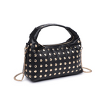 Load image into Gallery viewer, The Gold Stud Crossbody in Black
