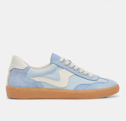 The Gum Sole Court Lace Sneaker in Blue