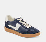 Load image into Gallery viewer, The Gum Sole Court Lace Sneaker in Navy
