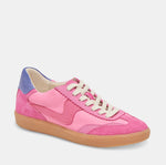 Load image into Gallery viewer, The Gum Sole Court Lace Sneaker in Pink
