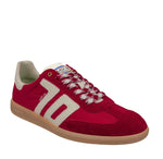 Load image into Gallery viewer, The Retro Soccer Lace Sneaker in Red
