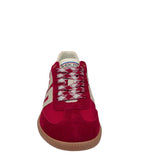 Load image into Gallery viewer, The Retro Soccer Lace Sneaker in Red
