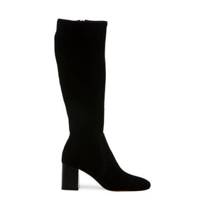 The Crochet Stitch Tall Boot in Black