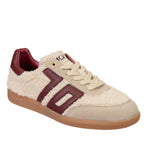 Load image into Gallery viewer, The Teddy Retro Soccer Lace Sneaker in Butter Wine
