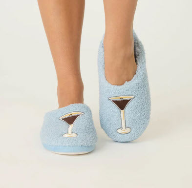 The Chocolate Martini Slipper in Blue