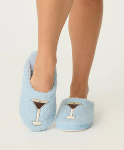 The Chocolate Martini Slipper in Blue