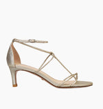 Load image into Gallery viewer, The Spaghetti Strap Sandal in Gold
