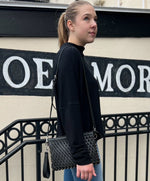 Load image into Gallery viewer, The Woven Crossbody in Black
