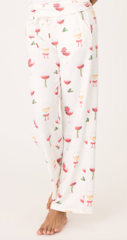 The Wine Wide Leg Pant in Ivory