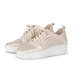 Load image into Gallery viewer, Tulip 4271 - The Knit Sneaker on Mid Platform Wedge in Kit
