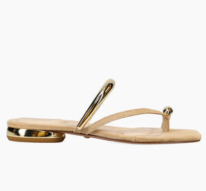 The Toe Ring Sandal in Latte