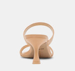 Load image into Gallery viewer, The Dual Band Kitten Heel Sandal in Cafe
