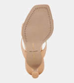Load image into Gallery viewer, The Dual Band Kitten Heel Sandal in Cafe
