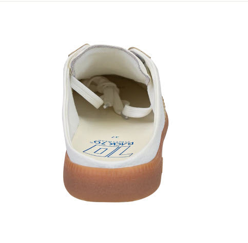 The Retro Soccer Lace Sneaker Mule in Gold