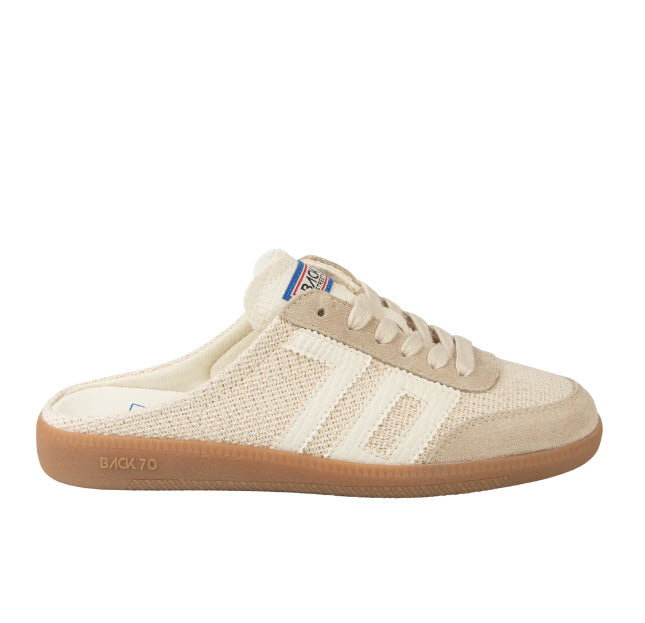 The Retro Soccer Lace Sneaker Mule in Sacco Milk
