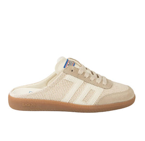 The Retro Soccer Lace Sneaker Mule in Sacco Milk