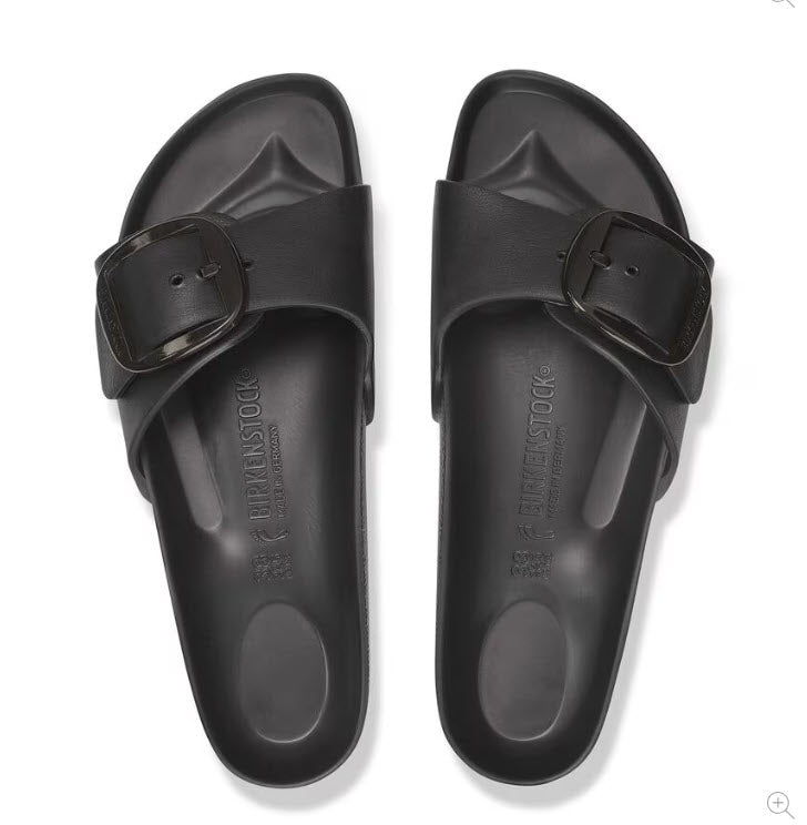 Madrid Stealth Buckle EVA - The Signature Pool Sandal in Black