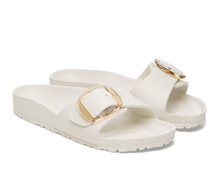 Madrid Stealth Buckle EVA - The Signature Pool Sandal in Eggshell