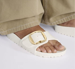 Madrid Stealth Buckle EVA - The Signature Pool Sandal in Eggshell