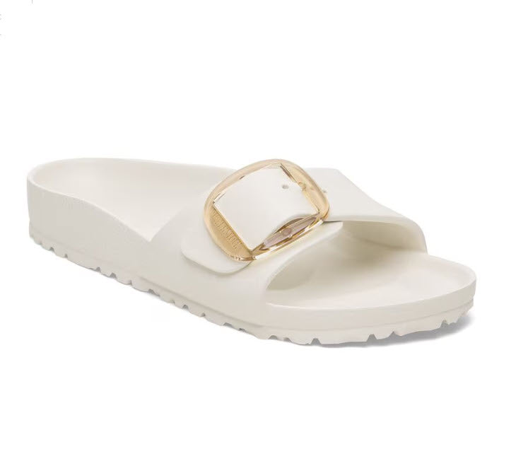 Madrid Stealth Buckle EVA - The Signature Pool Sandal in Eggshell