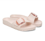 Load image into Gallery viewer, Madrid Stealth Buckle EVA - The Signature Pool Sandal in Light Rose
