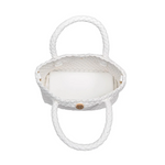 Load image into Gallery viewer, The Mini Woven Tote in White
