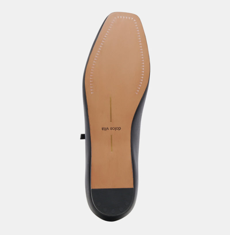 The Leather Maryjane in Black
