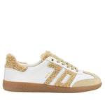 Load image into Gallery viewer, The Retro Soccer Lace Sneaker in White Beige
