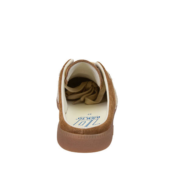 The Retro Soccer Lace Sneaker Mule in Tobacco