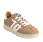 Load image into Gallery viewer, The Gum Sole Suede Retro Sneaker in Sacco Beige
