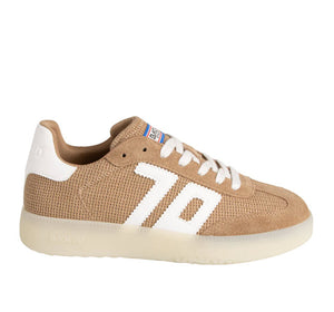 The Gum Sole Suede Retro Sneaker in Sacco Beige