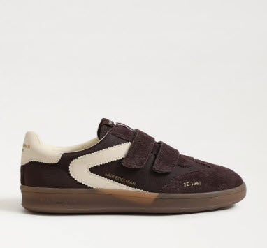 The Velcro Sneaker in Cafe