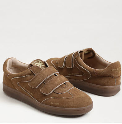 The Velcro Sneaker in Lt Terra