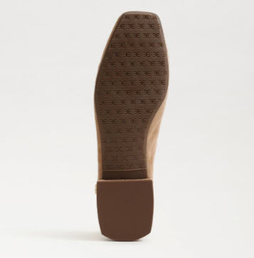The Square Toe Ballet Flat in Cyprus Tan
