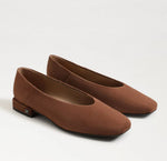 Load image into Gallery viewer, The Square Toe Ballet Flat in Dk Toffee
