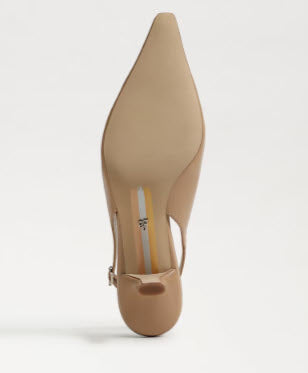 The Sling Back Pointed Pump in French Sand
