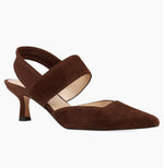 Load image into Gallery viewer, The Elastic Sling Pump with Instep Strap in Espresso
