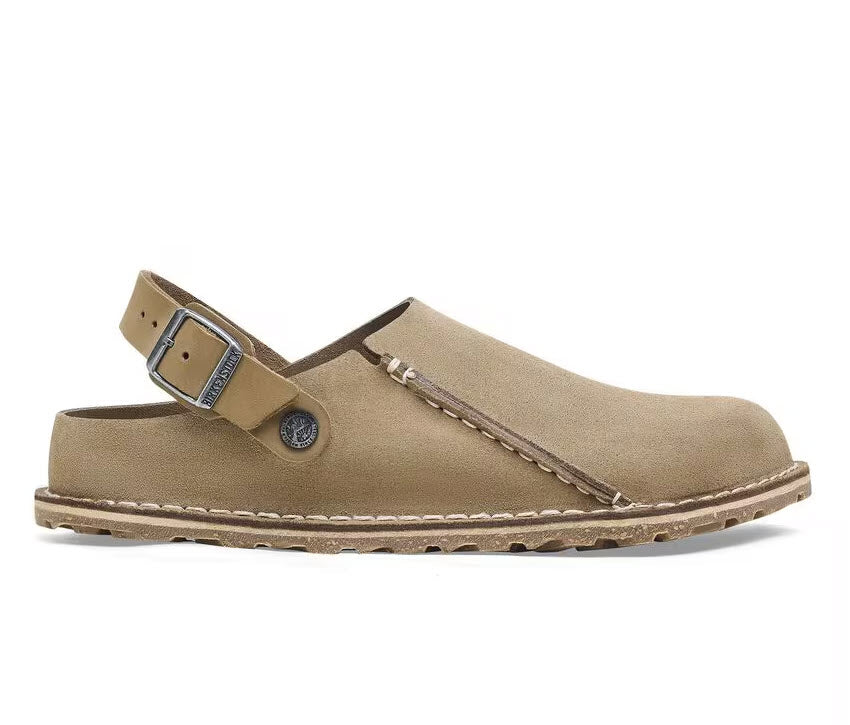 Lutry - The Birkenstock Clog in Gray Taupe