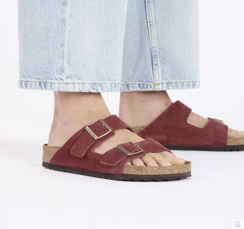 Arizona - The Birkenstock Signature Double Band Sandal in Zinfandel