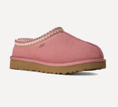Tasman II - The Ugg Slipper with Embroidery in Pink Dawn
