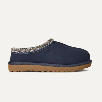 Tasman II - The Ugg Slipper with Embroidery in DK Indigo