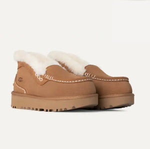 Ansley Park - The Ugg High Collar Slipper in Chestnut