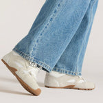 Load image into Gallery viewer, The Dual Lace Sneaker in White
