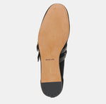 Load image into Gallery viewer, The Perforated Dual Strap MaryJane Flat in Onyx
